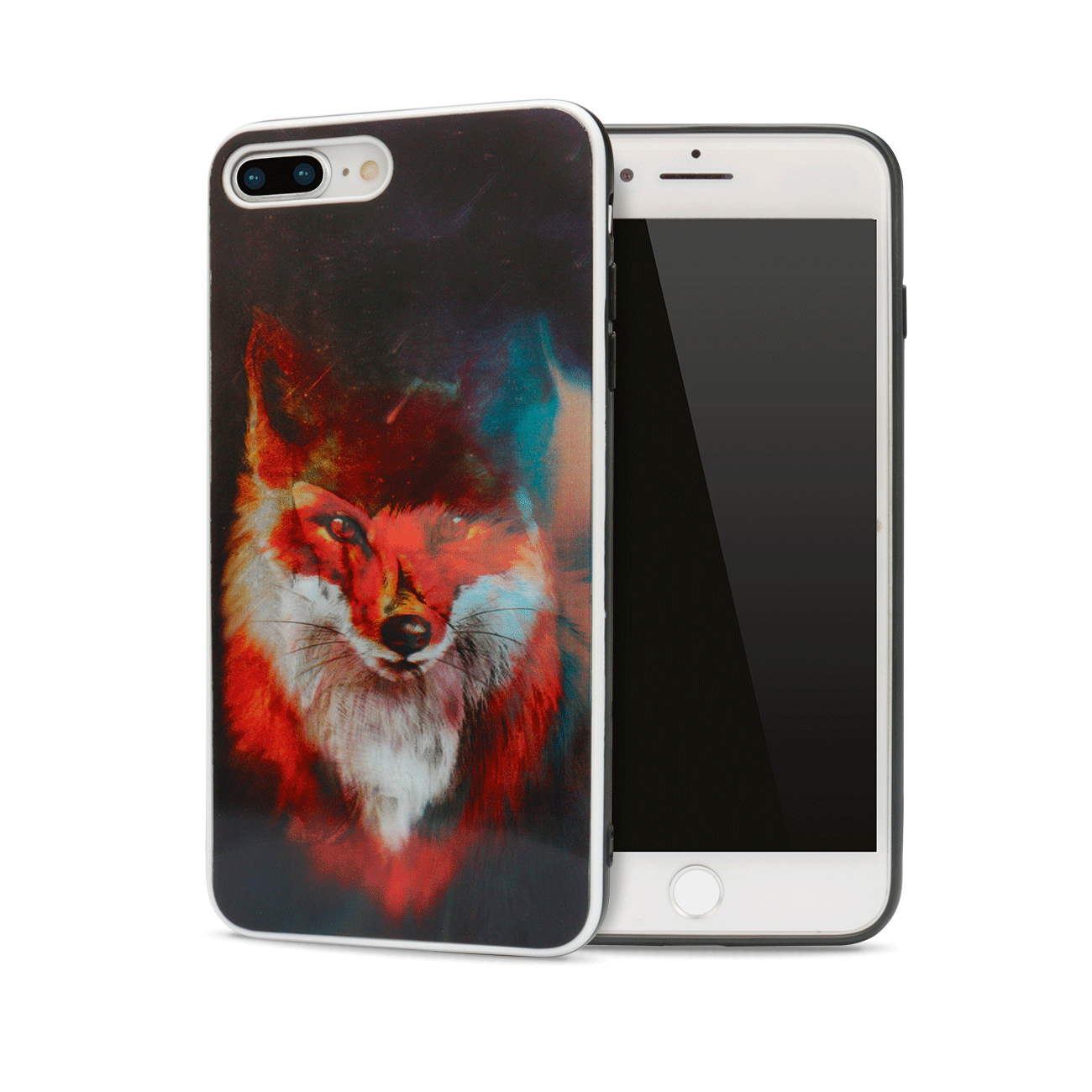 iPhone 8 Plus / 7 Plus 3D Dynamic Change Lenticular DESIGN Case (WOLF)